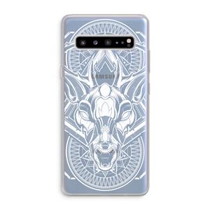 CaseCompany Oh Deer: Samsung Galaxy S10 5G Transparant Hoesje