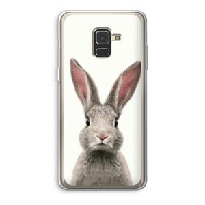CaseCompany Daisy: Samsung Galaxy A8 (2018) Transparant Hoesje
