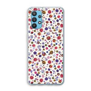 CaseCompany Planets Space: Samsung Galaxy A32 4G Transparant Hoesje