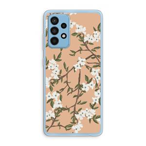 CaseCompany Blossoming spring: Samsung Galaxy A52 Transparant Hoesje