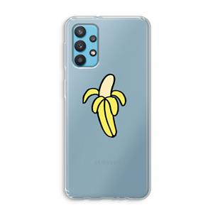 CaseCompany Banana: Samsung Galaxy A32 4G Transparant Hoesje