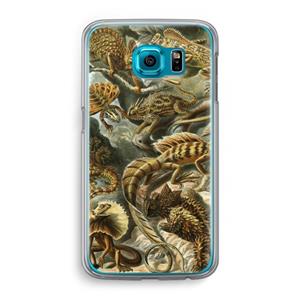 CaseCompany Haeckel Lacertilia: Samsung Galaxy S6 Transparant Hoesje