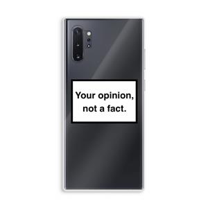 CaseCompany Your opinion: Samsung Galaxy Note 10 Plus Transparant Hoesje