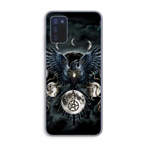 CaseCompany Sinister Wings: Samsung Galaxy A03s Transparant Hoesje