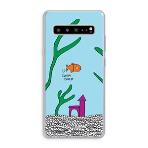 CaseCompany Aquarium: Samsung Galaxy S10 5G Transparant Hoesje
