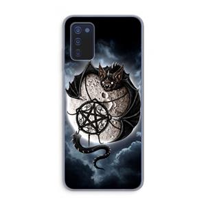 CaseCompany Volle maan: Samsung Galaxy A03s Transparant Hoesje