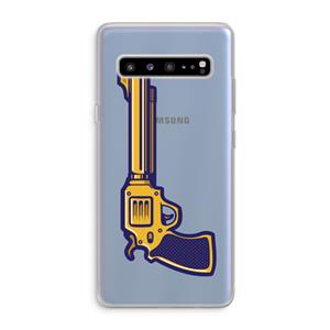 CaseCompany Pew Pew Pew: Samsung Galaxy S10 5G Transparant Hoesje