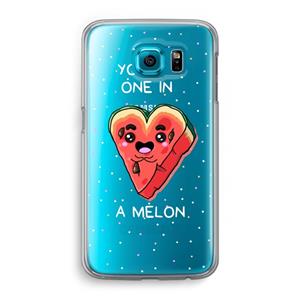 CaseCompany One In A Melon: Samsung Galaxy S6 Transparant Hoesje