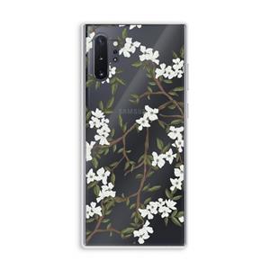 CaseCompany Blossoming spring: Samsung Galaxy Note 10 Plus Transparant Hoesje