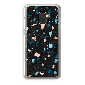 CaseCompany Terrazzo N°11: Samsung Galaxy A8 (2018) Transparant Hoesje