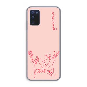 CaseCompany Best Friends: Samsung Galaxy A03s Transparant Hoesje