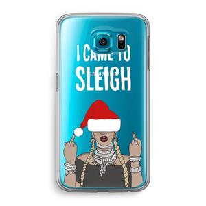 CaseCompany Came To Sleigh: Samsung Galaxy S6 Transparant Hoesje