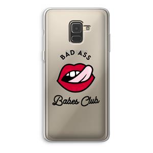 CaseCompany Badass Babes Club: Samsung Galaxy A8 (2018) Transparant Hoesje