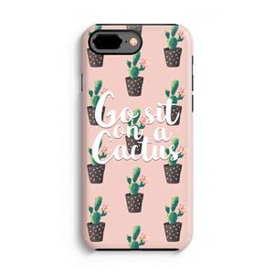 CaseCompany Cactus quote: iPhone 8 Plus Tough Case