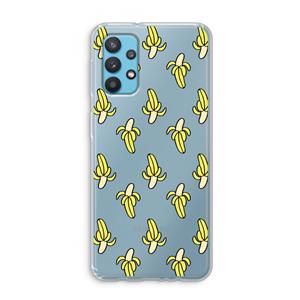 CaseCompany Bananas: Samsung Galaxy A32 4G Transparant Hoesje