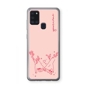 CaseCompany Best Friends: Samsung Galaxy A21s Transparant Hoesje