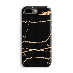 CaseCompany Gouden marmer: iPhone 8 Plus Tough Case
