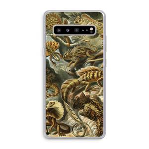 CaseCompany Haeckel Lacertilia: Samsung Galaxy S10 5G Transparant Hoesje