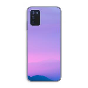 CaseCompany Sunset pastel: Samsung Galaxy A03s Transparant Hoesje