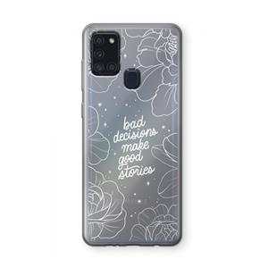 CaseCompany Good stories: Samsung Galaxy A21s Transparant Hoesje
