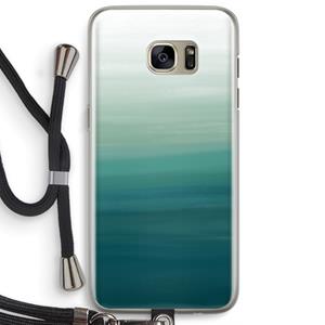 CaseCompany Ocean: Samsung Galaxy S7 Edge Transparant Hoesje met koord