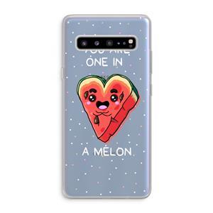 CaseCompany One In A Melon: Samsung Galaxy S10 5G Transparant Hoesje