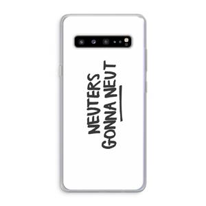 CaseCompany Neuters: Samsung Galaxy S10 5G Transparant Hoesje