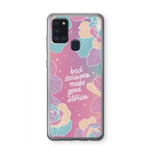 CaseCompany Good stories: Samsung Galaxy A21s Transparant Hoesje
