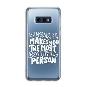 CaseCompany The prettiest: Samsung Galaxy S10e Transparant Hoesje