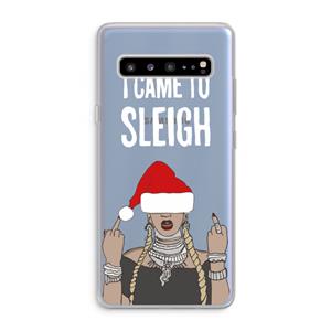 CaseCompany Came To Sleigh: Samsung Galaxy S10 5G Transparant Hoesje