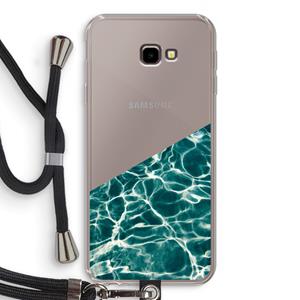 CaseCompany Weerkaatsing water: Samsung Galaxy J4 Plus Transparant Hoesje met koord