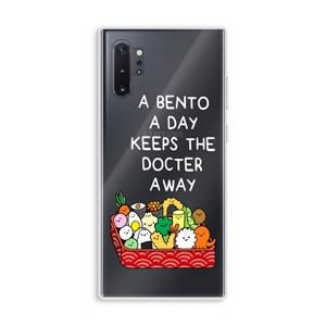 CaseCompany Bento a day: Samsung Galaxy Note 10 Plus Transparant Hoesje