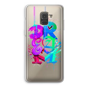 CaseCompany Dream: Samsung Galaxy A8 (2018) Transparant Hoesje