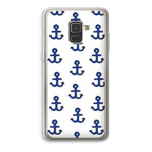 CaseCompany Ankers: Samsung Galaxy A8 (2018) Transparant Hoesje