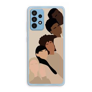 CaseCompany Sweet creatures: Samsung Galaxy A52 Transparant Hoesje