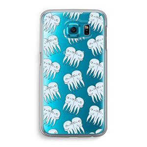 CaseCompany Octopussen: Samsung Galaxy S6 Transparant Hoesje