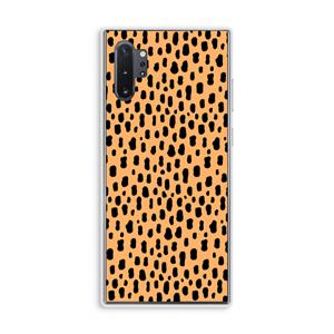 CaseCompany Panter: Samsung Galaxy Note 10 Plus Transparant Hoesje