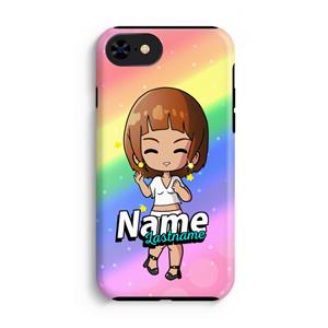 CaseCompany Chibi Maker vrouw: iPhone SE 2020 Tough Case