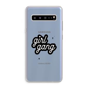 CaseCompany Girl Gang: Samsung Galaxy S10 5G Transparant Hoesje