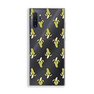 CaseCompany Bananas: Samsung Galaxy Note 10 Plus Transparant Hoesje