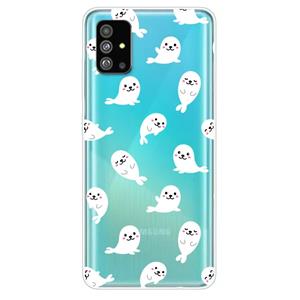 Lunso Softcase hoes - Samsung Galaxy S20 Plus - Zeehonden