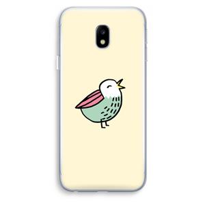 CaseCompany Birdy: Samsung Galaxy J3 (2017) Transparant Hoesje