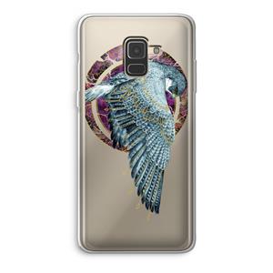CaseCompany Golden Falcon: Samsung Galaxy A8 (2018) Transparant Hoesje