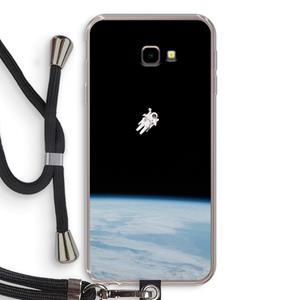 CaseCompany Alone in Space: Samsung Galaxy J4 Plus Transparant Hoesje met koord