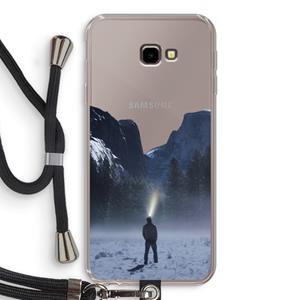 CaseCompany Wanderlust: Samsung Galaxy J4 Plus Transparant Hoesje met koord