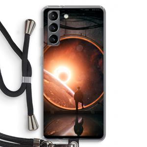 CaseCompany Ephemeral: Samsung Galaxy S21 Transparant Hoesje met koord