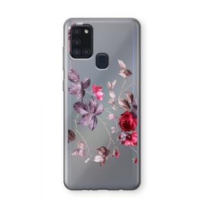 CaseCompany Mooie bloemen: Samsung Galaxy A21s Transparant Hoesje