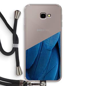 CaseCompany Pauw: Samsung Galaxy J4 Plus Transparant Hoesje met koord