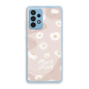 CaseCompany Daydreaming becomes reality: Samsung Galaxy A52 Transparant Hoesje