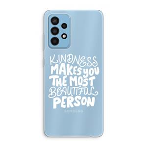 CaseCompany The prettiest: Samsung Galaxy A52 Transparant Hoesje